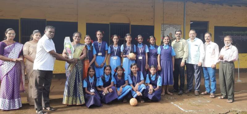 Selection of Madura High School at Divisional Level in Handball Tournament