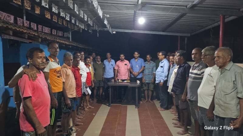 Meeting concluded at Nardve – Gholanwadi in the presence of Yuvasena District Chief Sushant Naik..