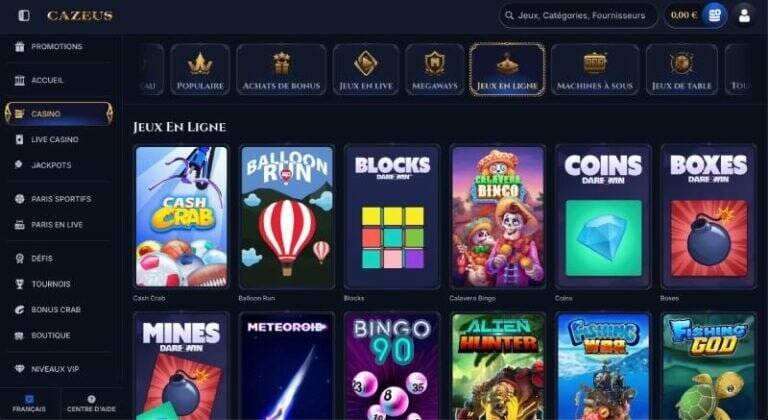 France - cazeus casino en ligne