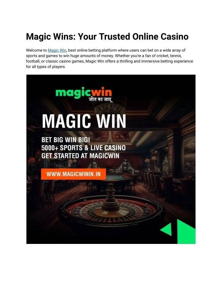 What Happens When You Hit the Magic Win Casino Login